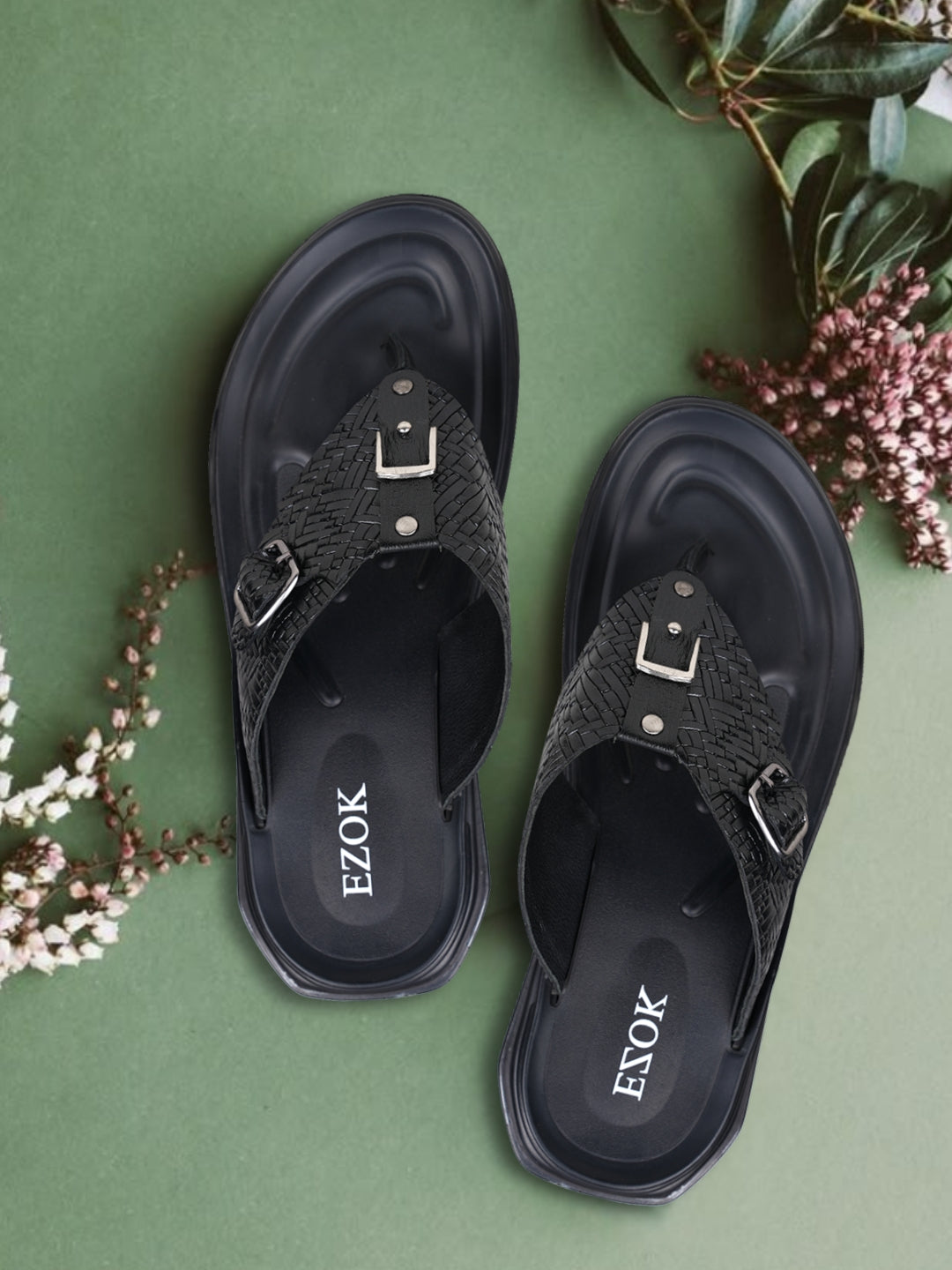 Ezok Men's Genuine Leather Sandals Comfortable, Stylish, and Durable Footwear for Summer